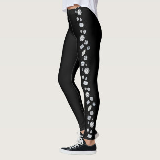 Scattered Diamond Multiple Shapes leggings