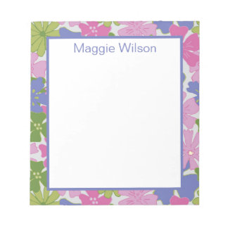 Scattered Floral Notepad