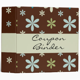 Scattered Flower Organizer Binder / 2 inch