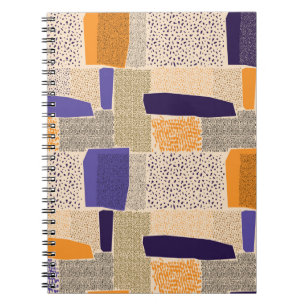 Scattered Geometric Line Shapes. Abstract Backgrou Notebook