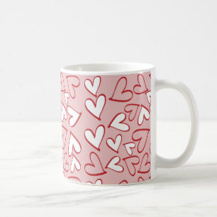 Scattered Hearts Coffee Mug