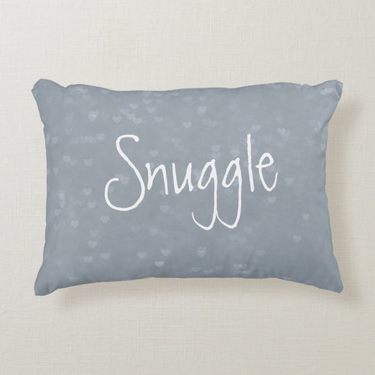 Scattered Hearts Snuggle Decorative Pillow