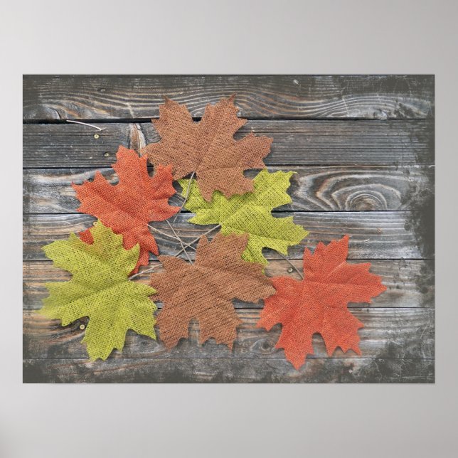 Scattered Leaves Poster (Front)