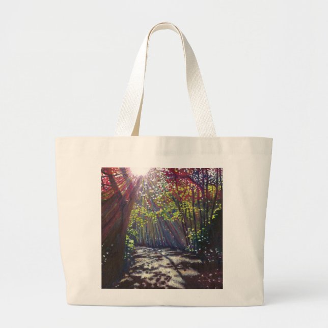 Scattered light 2013 large tote bag (Front)
