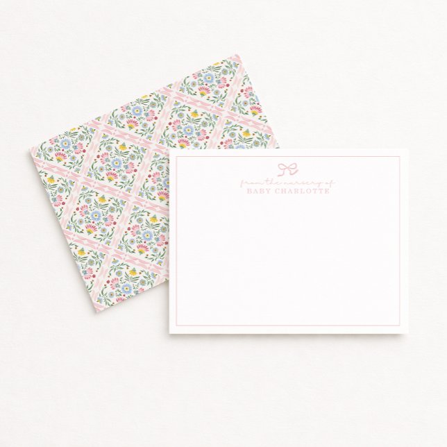 Scattered Meadow Folk Nursery Note Card (Creator Uploaded)
