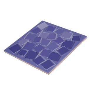 Scattered purple shades tile