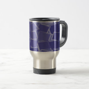 Scattered purple shades travel mug