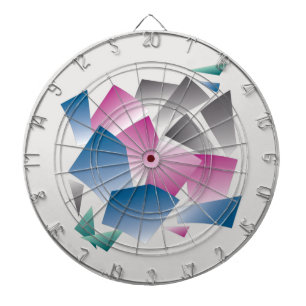 Scattered shards dartboard