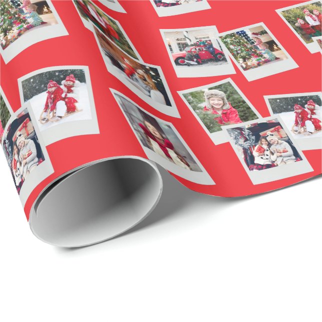 Scattered Snapshots Custom Photo Wrapping Paper (Roll Corner)