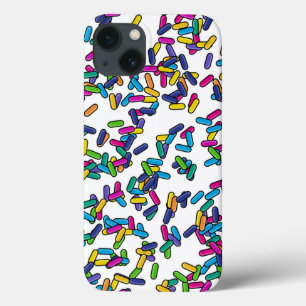 Scattered Sprinkles Pattern iPhone 13 Case