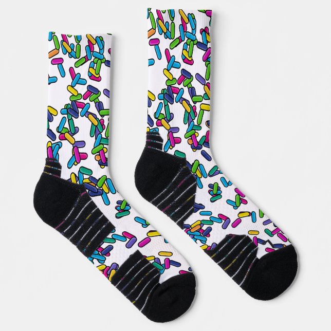 Scattered Sprinkles Pattern Socks (Right)