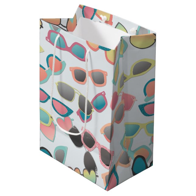 Scattered Sunglasses Medium Gift Bag (Front Angled)