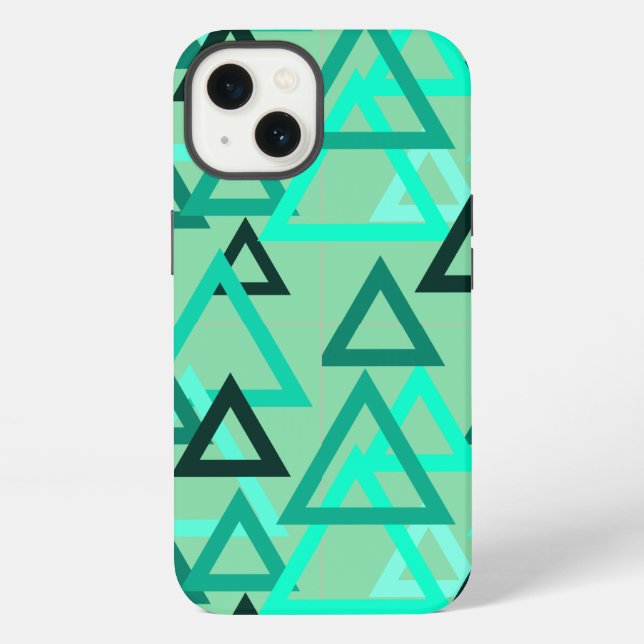 Scattered Triangles  iPhone Case (Back)
