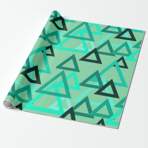 Scattered Triangles  Wrapping Paper
