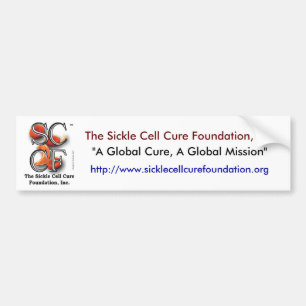 SCCFdesign,   The Sickle Cell Cure Foundation, ... Bumper Sticker
