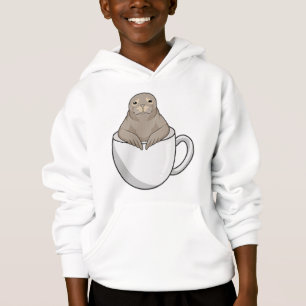 Sceau avec tasse de café