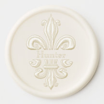 Phoques de cire Fleur de Lis pour Mariage intempor