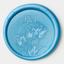 Trois Tulipes et Monogramme, mariage