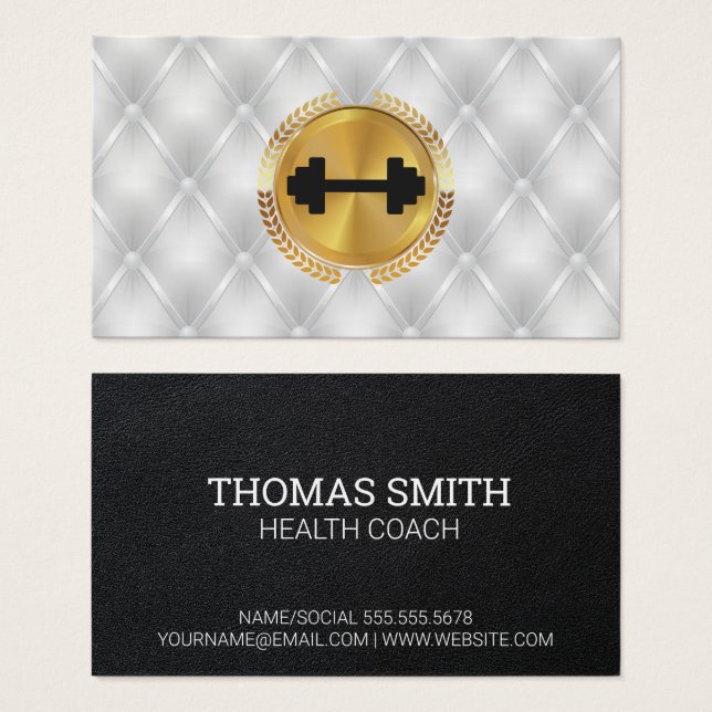 Sceau de feuille métallique or |Luxe rembourrage d (Devant & derrière)