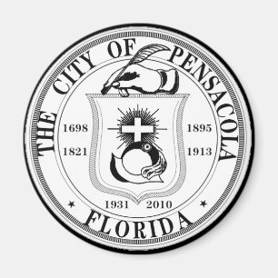 Sceau de Pensacola, Floride Magnet