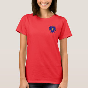 Sceau d'Etat du T-shirt Massachusetts