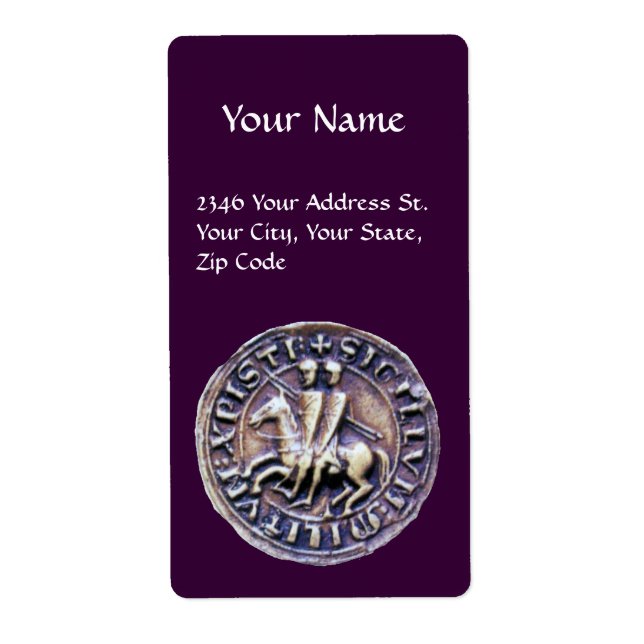 SCEAU DU MODÈLE DES CHEVALIERS (Devant)