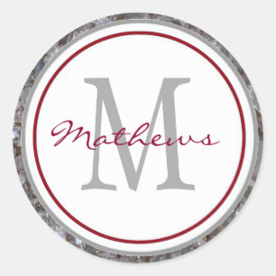 Sceaux et autocollants d'enveloppes Monogrammes cl