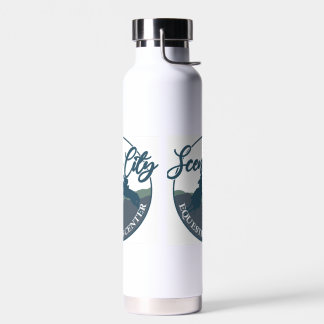 SCEC, small logo Water Bottle