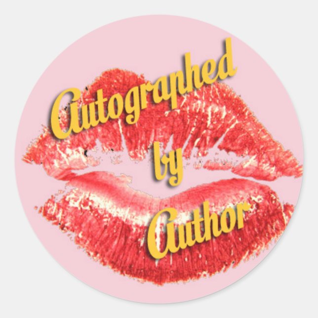 Scellé avec Autographe Kiss Stickers (Devant)