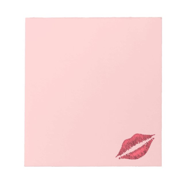 Scellé avec un bloc-notes Kiss (Devant)
