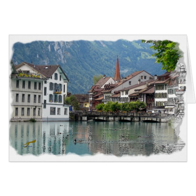 Scène alpine (Devant horizontal)