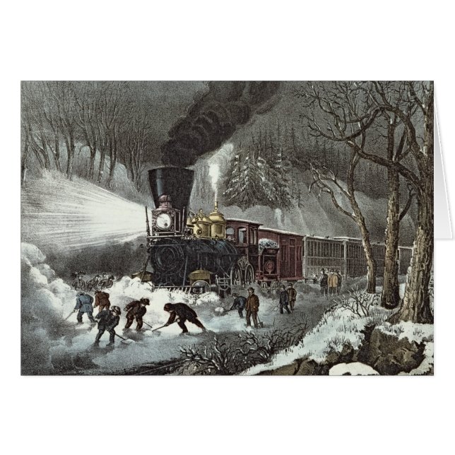 Scène américaine de chemin de fer, 1871 (Devant horizontal)