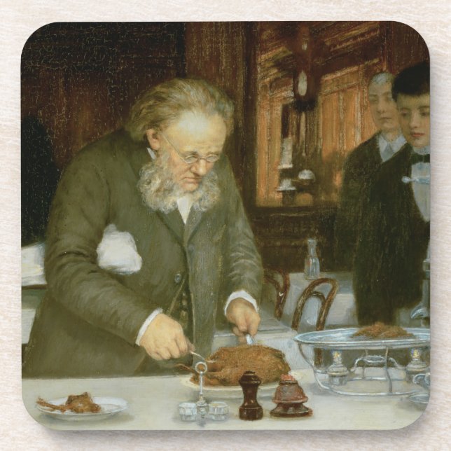 Scene at La Tour d'Argent Restaurant Coaster (Front)