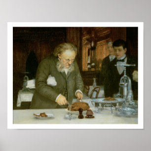 Scene at La Tour d'Argent Restaurant Poster
