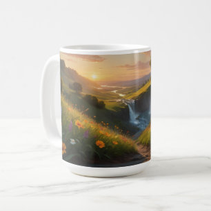 Scène de cascade de Mug