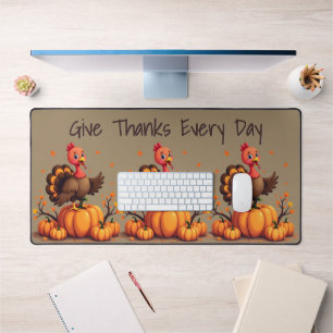 Scène de dinde de Thanksgiving mignonne avec citro