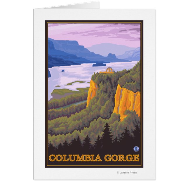Scène de la gorge de Columbia avec pointe de la Co (Devant)