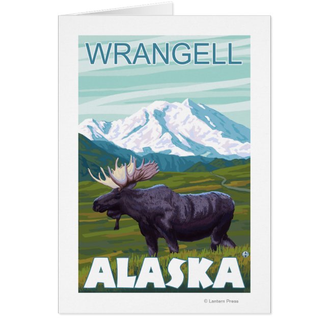 Scène de l'orignal - Wrangell, Alaska (Devant)