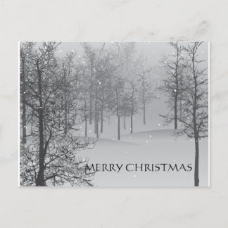 Scène de Milou de cartes postales de Noël
