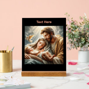 Scène de naissance de bébé touchante Noël Célébrez