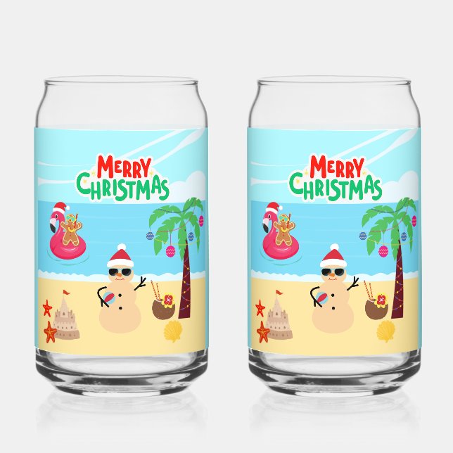 Scène de Noël de plage (Recto)