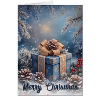 Scène de Noël Magique Cadeau d'Hiver