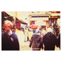 Scène de rue Abstraite