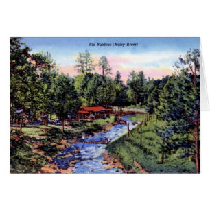 Scène de Ruidoso Nouveau Mexique le long de Rio