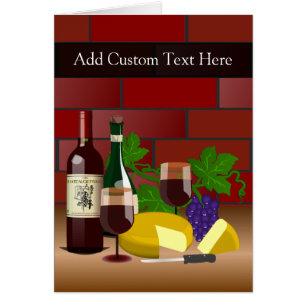 Scène De Table De Fromage De Vin