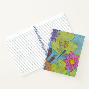 Scène d'étang (simple) - Cahier