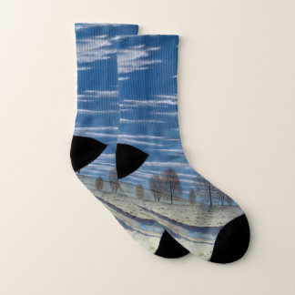 Scène d'hiver en Chaussettes au clair de lune par 