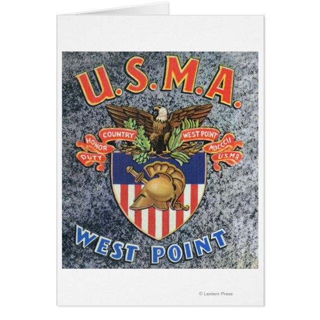 Scène du sceau de West Point USMA (Devant)