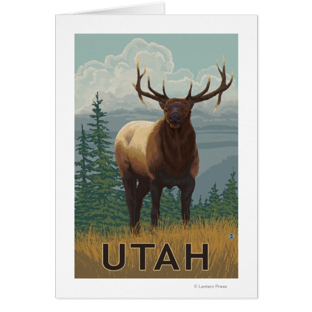 Scène Elk Utah (Devant)