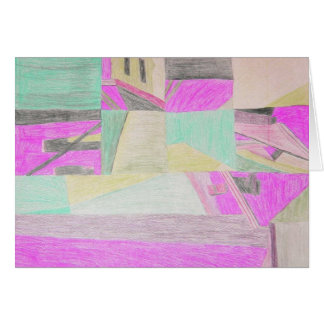 Scène fracturée—carte magenta